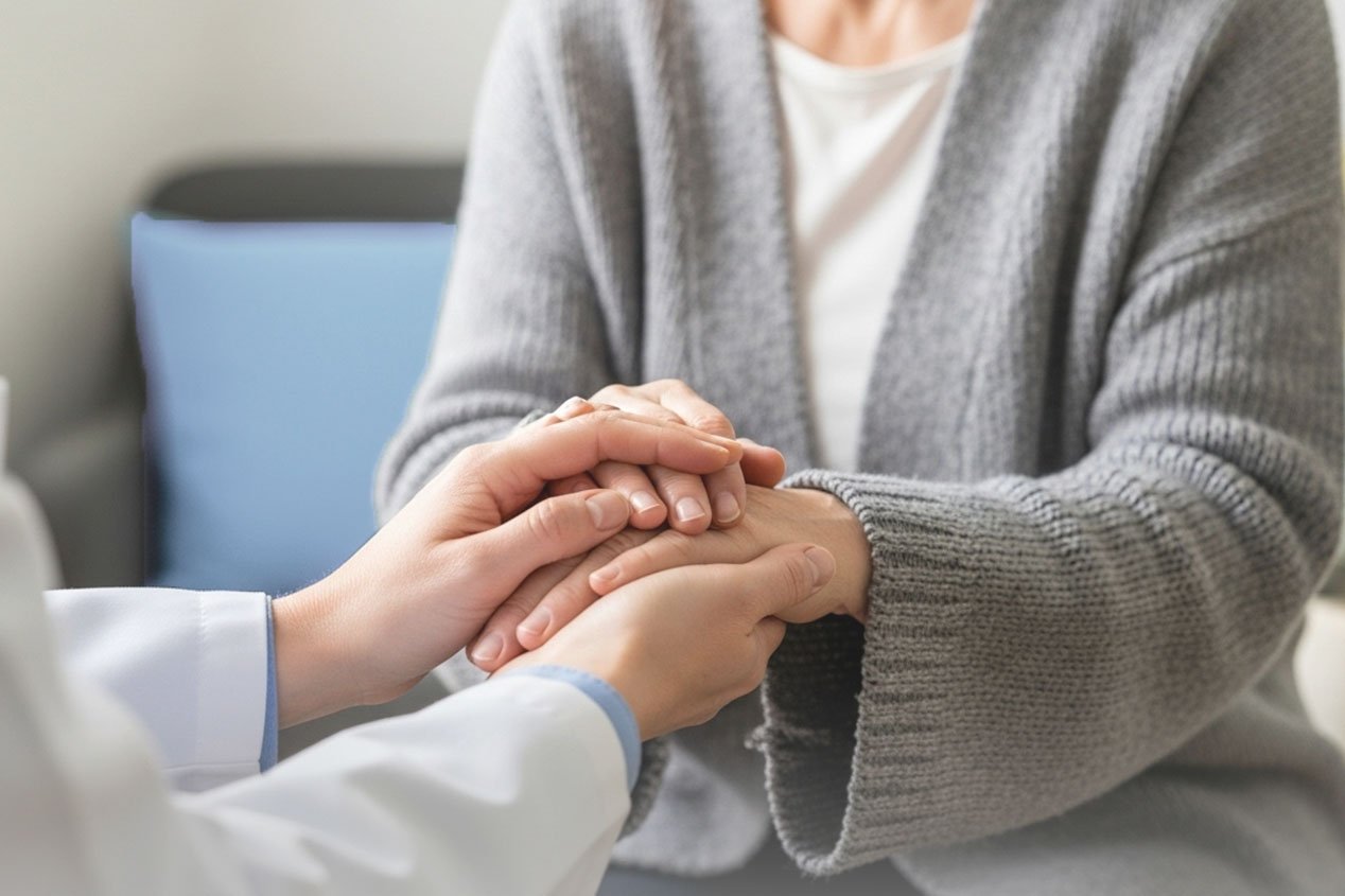 Лечение неврозов Руки врача и пациента